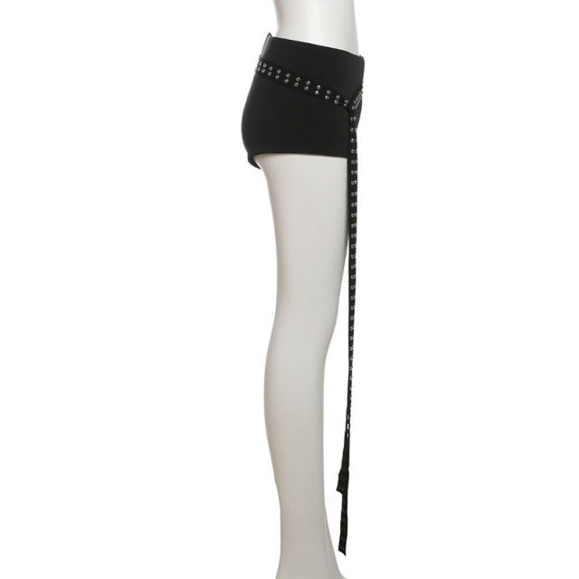 One Shoulder Shock Short Set