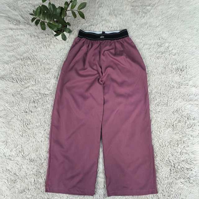 Elastic Waist Embroidery Casual Pants