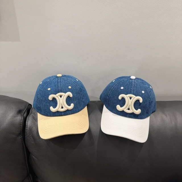 Color Block Denim Fashion Baseball Caps