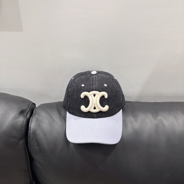 Color Block Denim Fashion Baseball Caps