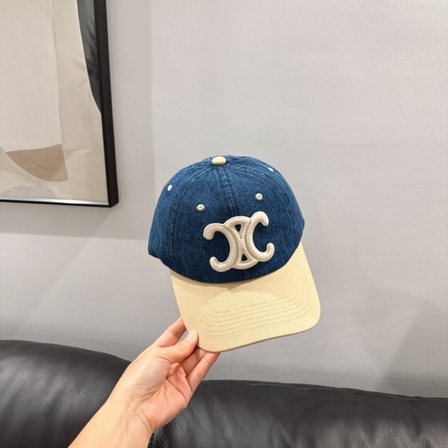 Color Block Denim Fashion Baseball Caps
