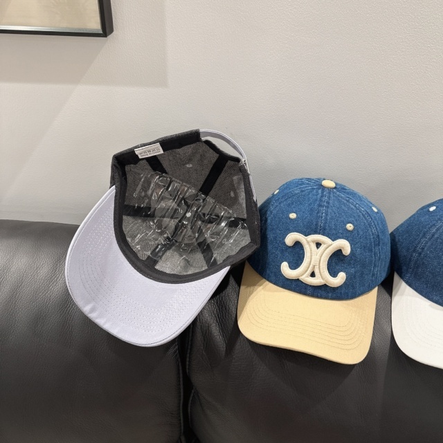 Color Block Denim Fashion Baseball Caps