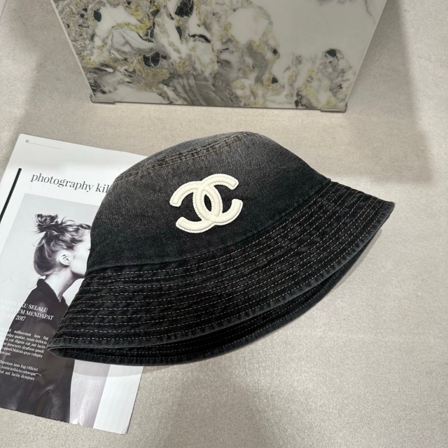 Fashion Embroidery Denim Bucket Hats