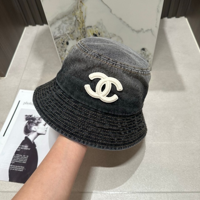 Fashion Embroidery Denim Bucket Hats