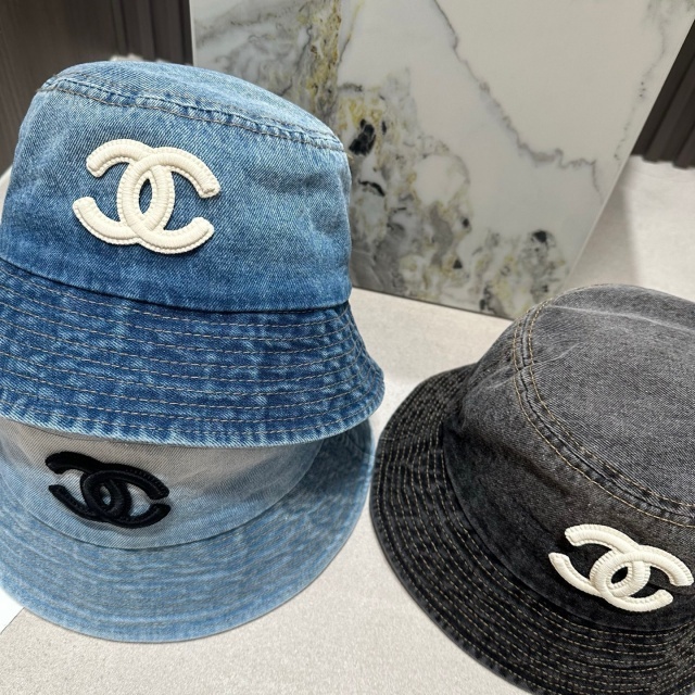 Fashion Embroidery Denim Bucket Hats