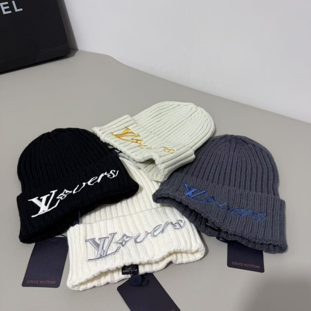 Fashion Embroidery Knit Winter Hats