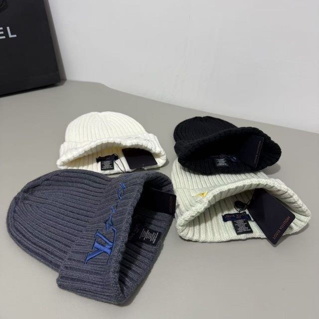 Fashion Embroidery Knit Winter Hats