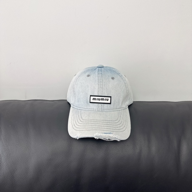 Gradient Denim Fashion Baseball Caps
