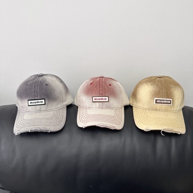Gradient Denim Fashion Baseball Caps