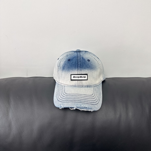 Gradient Denim Fashion Baseball Caps