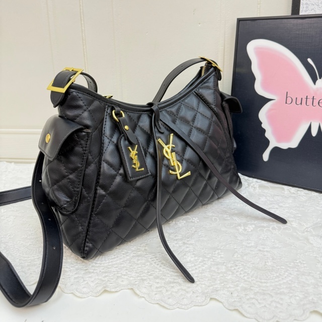 Metal Logo Leather Fashion Women Crossbody Bags