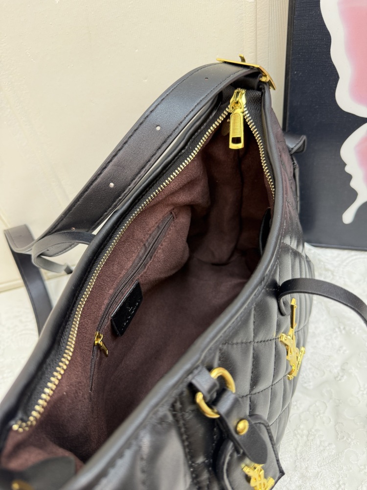 Metal Logo Leather Fashion Women Crossbody Bags