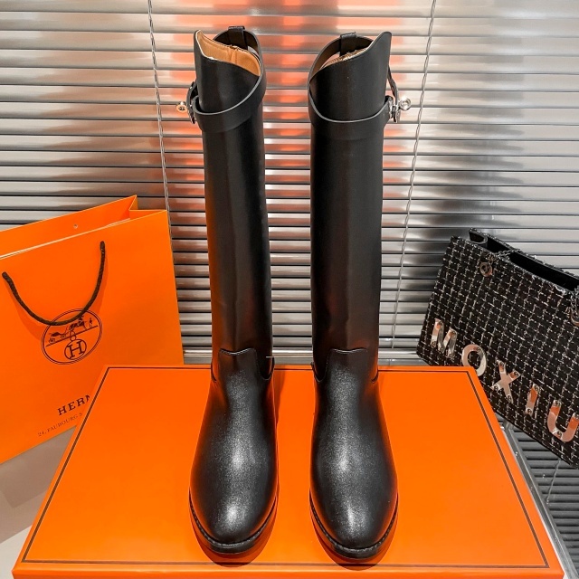 Luxury Fashion Leather Women Long Boots