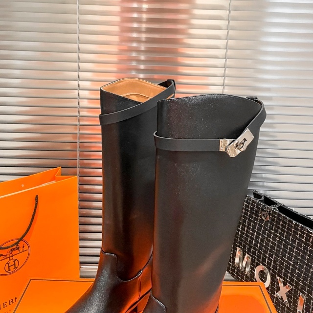 Luxury Fashion Leather Women Long Boots