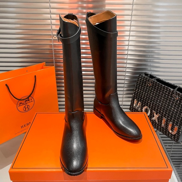 Luxury Fashion Leather Women Long Boots