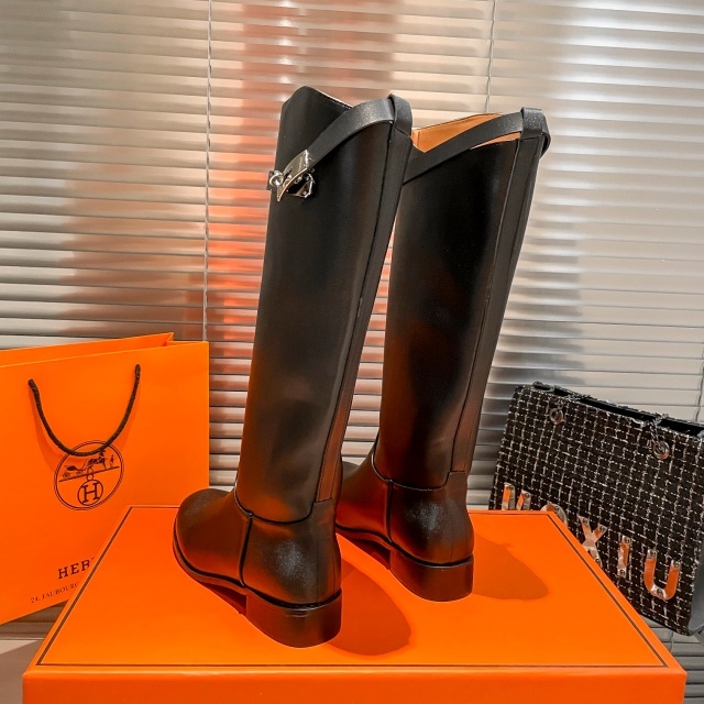 Luxury Fashion Leather Women Long Boots