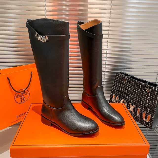 Luxury Fashion Leather Women Long Boots