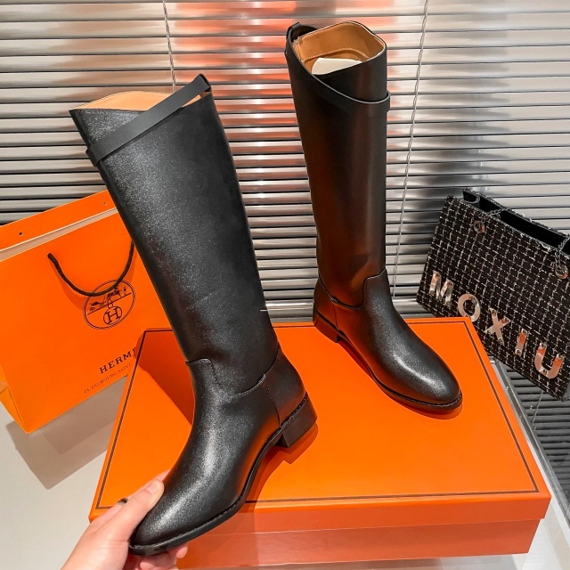 Luxury Fashion Leather Women Long Boots
