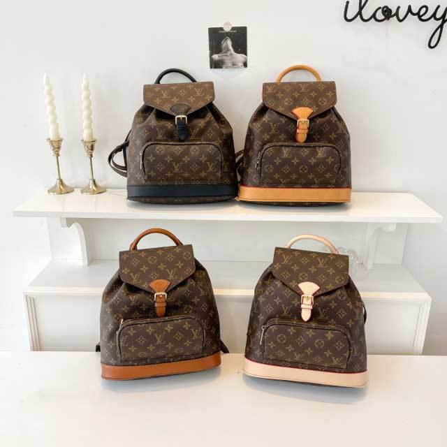 Luxury Fashion Leather Unisex Backpack