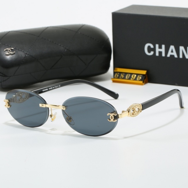 Oval Frameless Retro Luxury Glasses