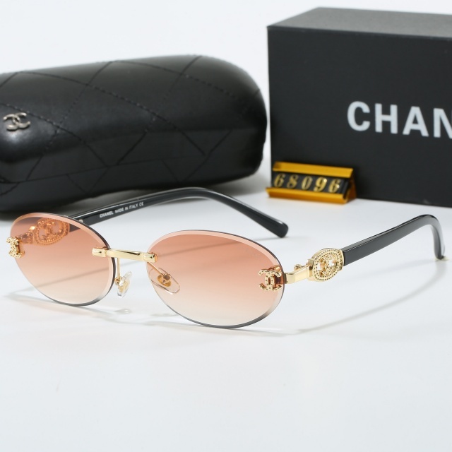 Oval Frameless Retro Luxury Glasses