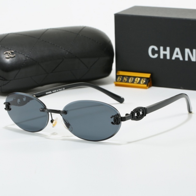 Oval Frameless Retro Luxury Glasses