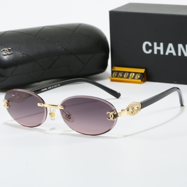 Oval Frameless Retro Luxury Glasses