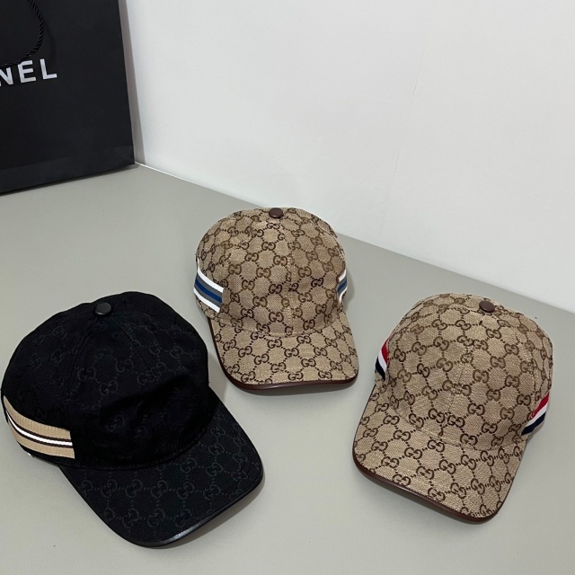 Luxury Fashion Unisex Striped Baseball Caps