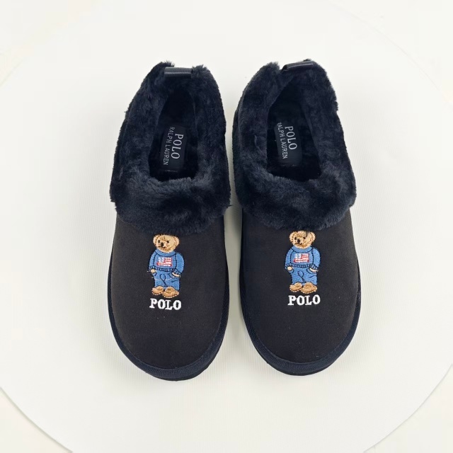 Fashion Embroidery Luxury Men Furry Shoes