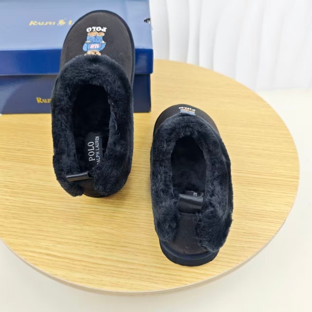 Fashion Embroidery Luxury Men Furry Shoes