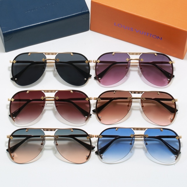 Oversize Metal Frame Luxury Glasses