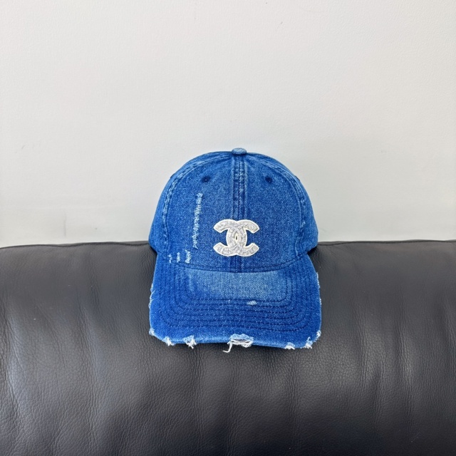 Ripped Denim Unisex Baseball Caps
