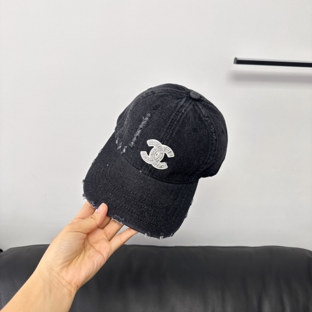 Ripped Denim Unisex Baseball Caps