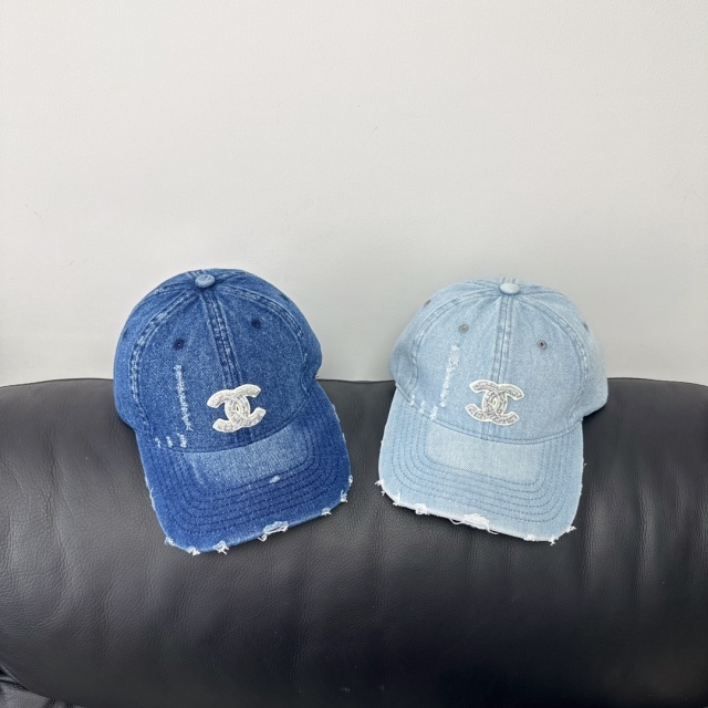 Ripped Denim Unisex Baseball Caps