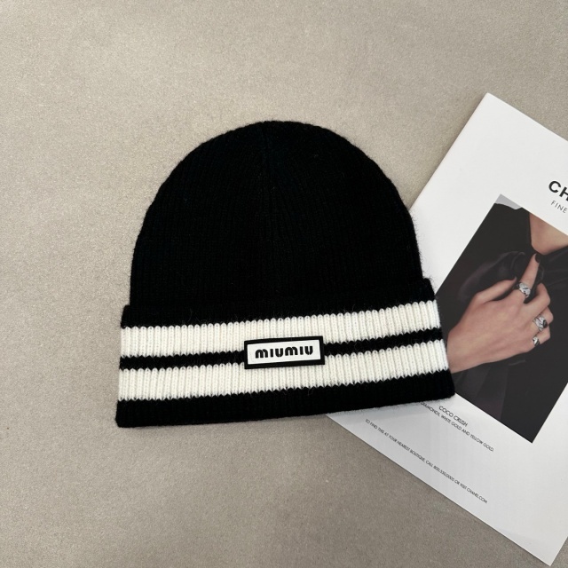 Color Block Knit Winter Hats