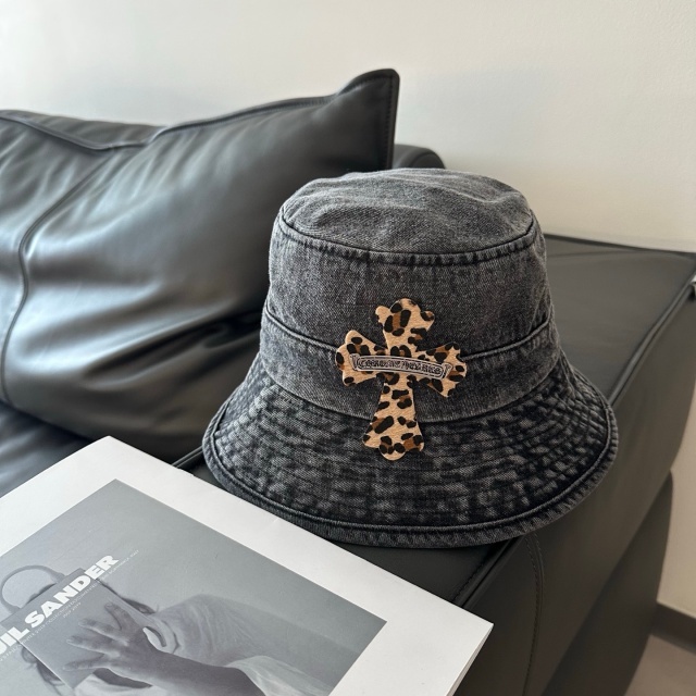 Fashion Logo Denim Unisex Bucket Hats