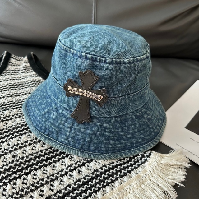 Fashion Logo Denim Unisex Bucket Hats