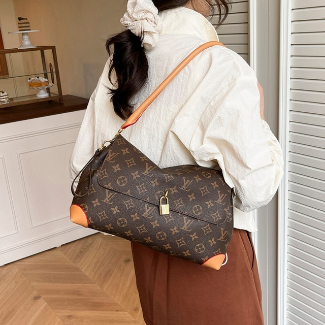 Leather Printed Fashion Women Underarm Bags