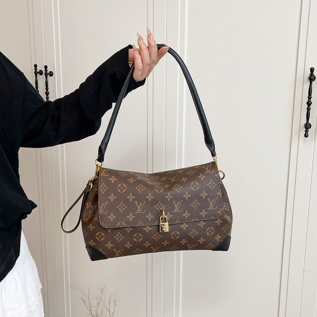 Leather Printed Fashion Women Underarm Bags