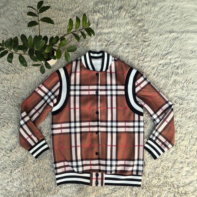 Plaid Print Fashion Zipper Fall Jacket