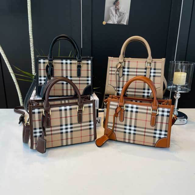 Fashion Plaid Print Women Crossbody Handbags