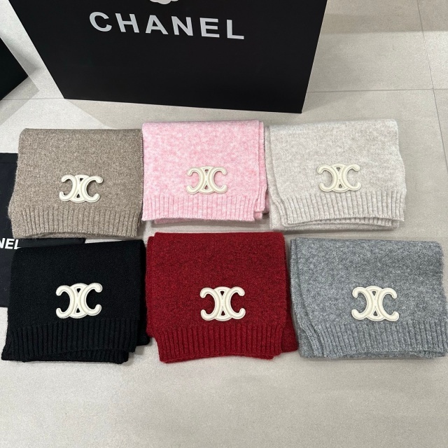Luxury Fashion Knitting Beanie Hats Scarf Gloves Set 3 Pieces Set