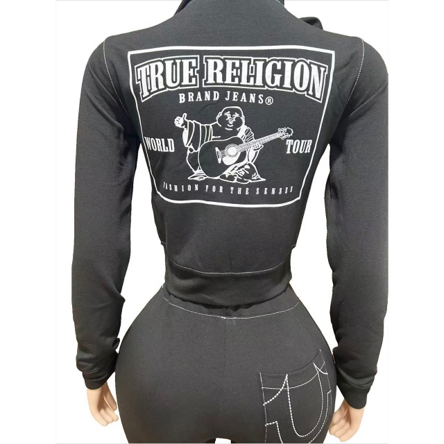 Vintage Style Hooded Zipper Up Hoodies Pant Set
