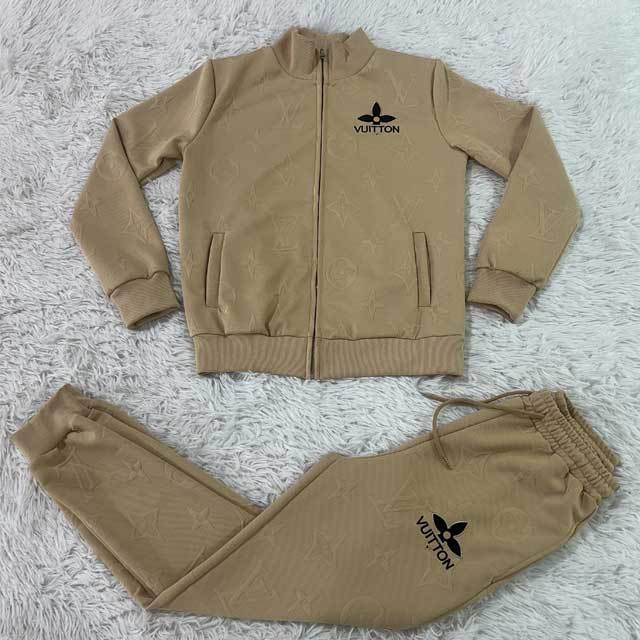 Fashion Embroidery Embossing Women Fall Tracksuit Set