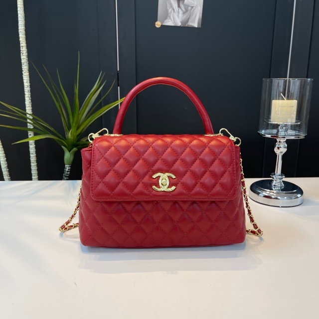 Metal Logo Fashion Leather Crossbody Handbags