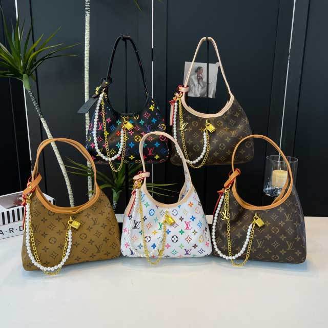 Printed Leather Fashion Luxury Women Underarm Bags