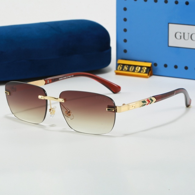 Retro Style Frameless Luxury Glasses