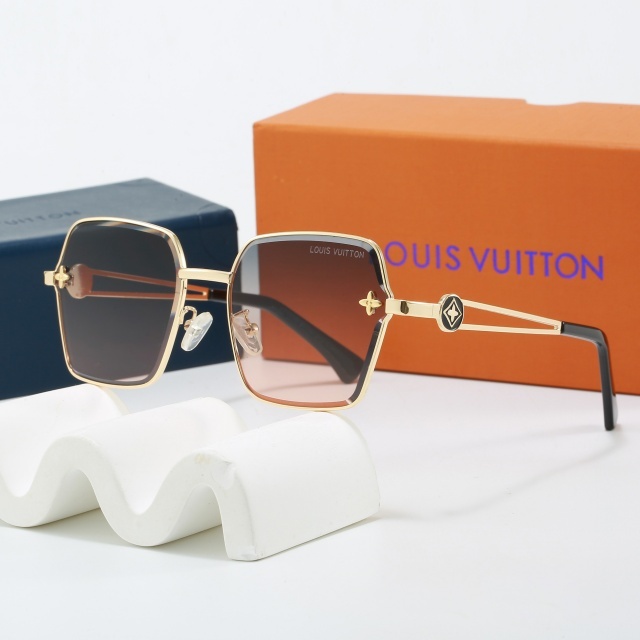 Square Metal Frame Unisex Glasses