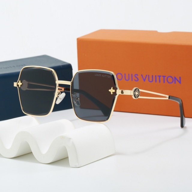 Square Metal Frame Unisex Glasses