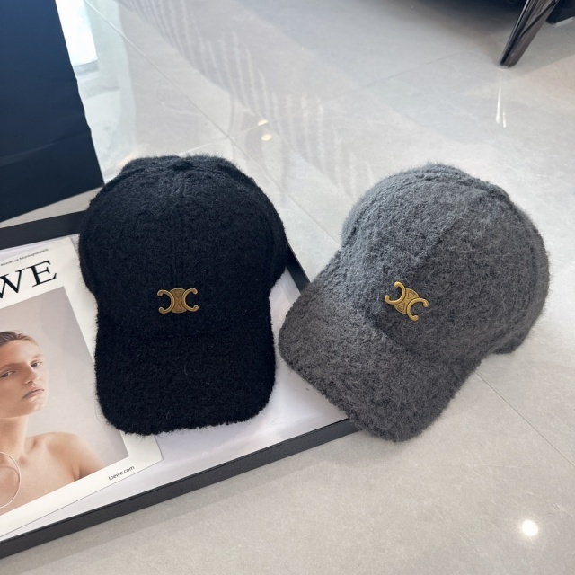 Winter Fashion Furry Baseball Caps